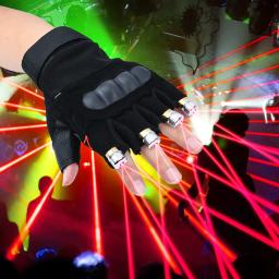 LED Laser Luvas com Luz, Vermelho, Verde, Roxo, DJ Club, Festa, Barras, Palco, Luz Novidade, Performance Props - Image 2
