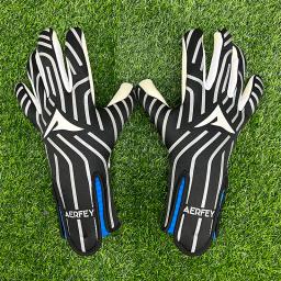 Luvas De Goleiro De Futebol De Látex Espessado para Adultos e Adolescentes, Luvas De Goleiro De Futebol, Proteção Profissional, 4 mm - Image 1