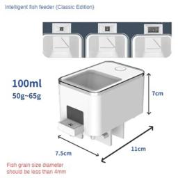 Alimentador automático de peixes para aquário Grande caixa de comida de peixe Inteligência muda, selagem digital, impermeável, suprimentos para animais aquáticos - Image 6
