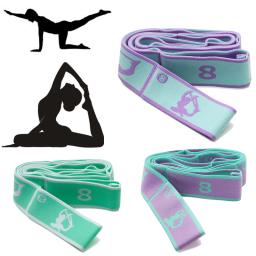 8 faixa segmentada de treinamento de dança, cinto de alongamento para balé, dança, ginástica, pilates, yoga, exercício, faixa de resistência elástica - Image 1