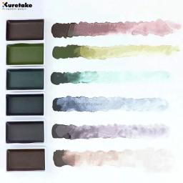 Pigment-conjunto de tinta para water, material de pintura, 6 cores, pigmento fosco, suprimento de arte para artistas - Image 2