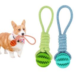 Bola de borracha para mastigar e mastigar, bola para cães e animais de estimação, bola com distribuição de alimentos, para mastigar, treinar, mastigar - Image 1