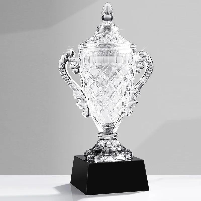 Troféu De Cristal Personalizado High Grade Futebol Basquete Esportes Jogo recompensa Decoração Home, Prêmio Comemorativo, Troféu De Pesca - Image 1
