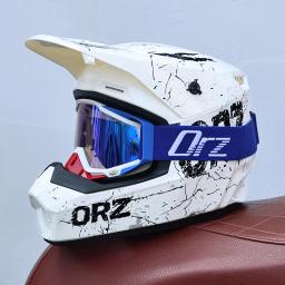 ORZ-903-Capacete off-road para motocicleta, veículo elétrico totalmente coberto, capacete completo, downhill de montanha, todas as estações - Image 4