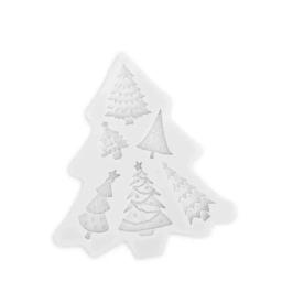 Moldes De Silicone De Forma De Árvore De Xmas, Ferramentas De Cozimento Reutilizáveis, Decoração De Bolo DIY, Artesanato De Doces, Chocolate, Molde De Biscoitos, Acessórios Suprimentos - Image 4