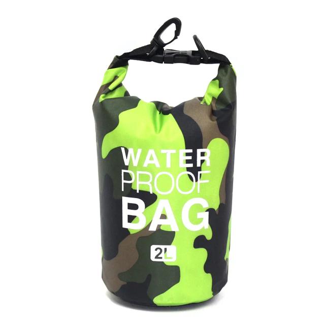 Saco de Natação Impermeável para Camuflagem - Ideal para Pesca, Canoagem e Rafting em Várias Capacidade de 2L a 30L