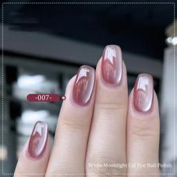 Cerâmica Olho de Gato Esmalte, Gel O Pálido, Moonshine, Shimmer, Luar Branco, Magnético, UV, LED, Top Coat - Image 4