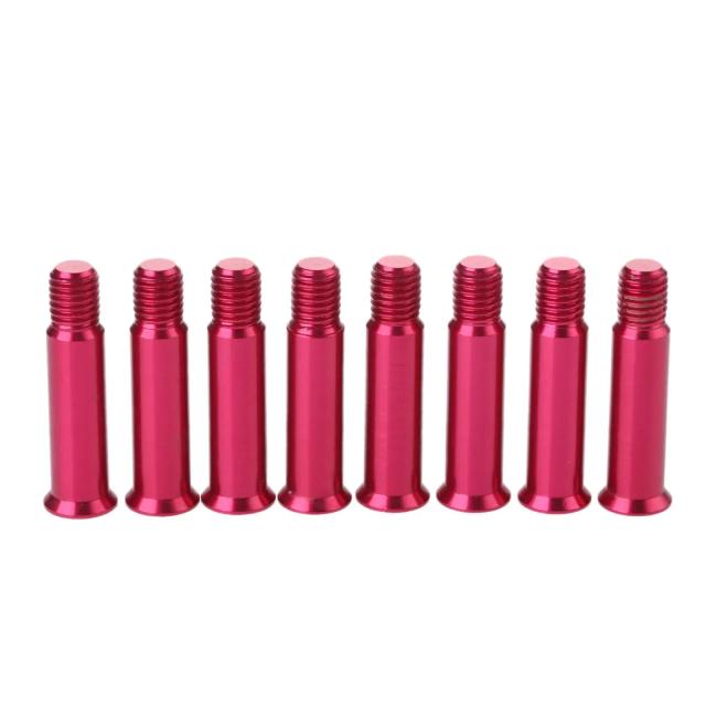 8 Pçs/lote Parafusos de Skate de Velocidade Inline Eixo de Prego com Liga de Alumínio 34mm de Comprimento Luz Fortalecer Pregos para Patins Inline