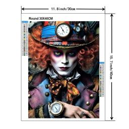 Kits De Pintura De Mosaico para Decoração De Casa, 5D Arte, DIY Johnny Depp, Gótico Capitão Jack Sparrow Filme, Star Photo, Ponto Da Cruz, Diamante Completo - Image 3