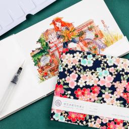 Aquarela sketchbook aquarela papel almofada de vedação manual 48k 32k 16k 20 folhas 300gsm livro de pintura para arte pintura suprimentos - Image 3