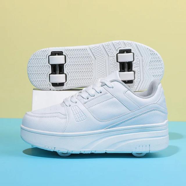 Sapatos de Skate para Crianças: Tênis Casuais de 4 Rodas, Botas Estilosas e Presentes Perfeitos para o Outono