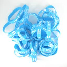 6x pulseira de silicone argentina, futebol, basquete, futebol, time feminino, joias esportivas, presentes para festa - Image 2