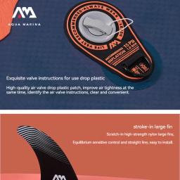 AQUA MARINA-Monster SUP Board para Surf, inflável Stand Up Paddle Board, acessórios para esportes aquáticos, laranja SUP Board Set, 3,66 m - Image 4