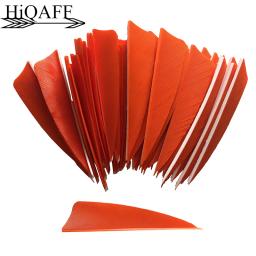 Penas de Turquia Natural para Tiro com Arco, Escudo Cortado, Fletches Pena, Fletching Seta, Vanes Marrom, 3in, 50PCs - Image 3