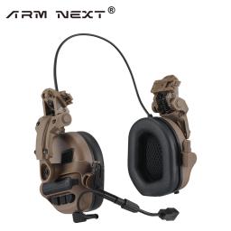Arm próximo f30 tiro earmuffs capacete tático fone de ouvido protetor auditivo eletrônico caça ativo redução ruído fone de ouvido - Image 2