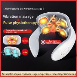 Instrumento Portátil Inteligente De Massagem De Pescoço, Ombro, Vértebra Cervical, Vibrador De Cuidados De Saúde, Compressa De Aquecimento - Image 2