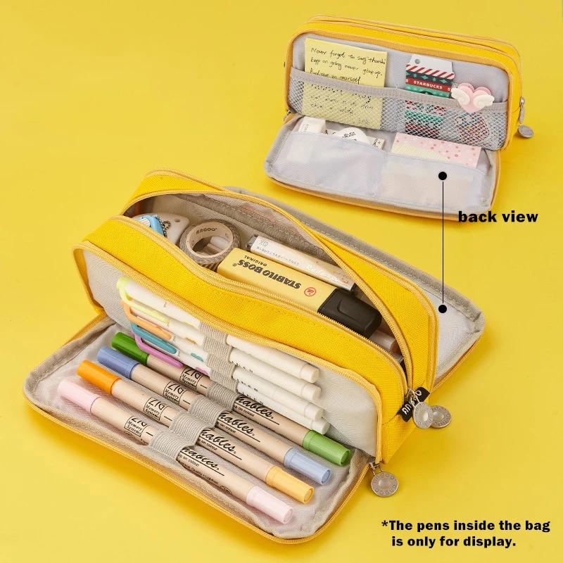 Grande Estojo Criativo para Meninos e Meninas, Estojos de Lápis Kawaii, Saco de Caneta para Crianças, Material Escolar, Bonito - Image 1
