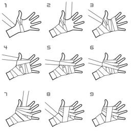 2 rolos/conjunto 1.5m/3m algodão boxe bandagem esportes cinta sanda kick boxe mma luvas de mão envolve cinto boxe esportes envoltórios bandagem - Image 6