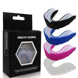Profissional EVA Sports Mouth Guard, Boxe Guarda Dentes, Adequado para Combate, Basquete, Futebol, Treinamento Muay Thai, 1 Pc - Image 3