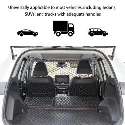 Dog Protection Net with Hooks, Pet Separation Fence, Safety Barrier, Coisas para Dog Supplies, Fit for Any Vehicle, Car Boot, 120cm - Image 4