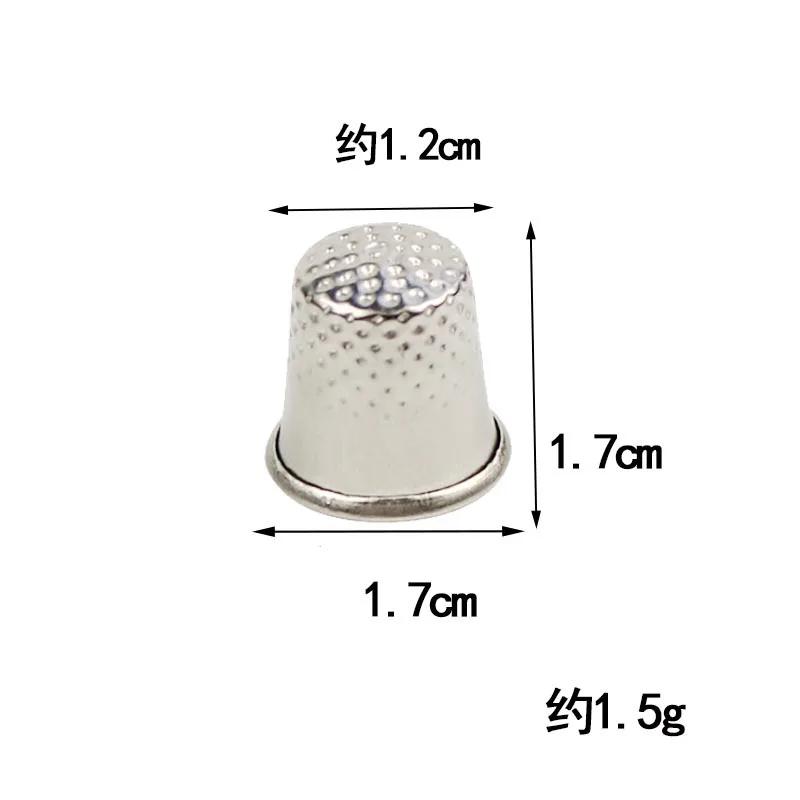 1pc retro dedo protetor dedal anel handworking ajustável ponto cruz dedal agulhas do agregado familiar diy artesanato ferramentas de costura - Image 1
