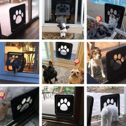 Porta Interior com Ímã para Animais de Estimação, Portão Grande Cão Portão, Flap Net, Portão Pátio Janela, Portão Exterior, Apto para Qualquer Animais, Exterior - Image 5