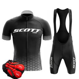 2025 conjuntos de ciclismo verão conjunto camisa da bicicleta dos homens espanha manga curta respirável roupas ciclismo mtb roupas esportivas passeio uniforme - Image 1
