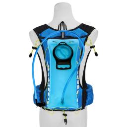 Hidratação trail running mochila men náilon impermeável 8 litros ciclismo caminhadas acampamento mochila 2l saco de água 500ml garrafa de água - Image 5