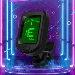 Precise Baixo Tuner Acoustic Guitar Tuner Guitar Tuner Sintonia Digital Display LCD Sensível - Image 4