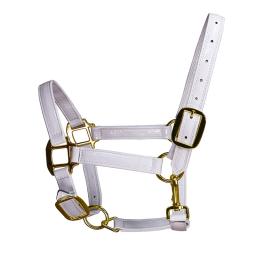 Novas cavilhas de cavalo ajustáveis, equipamento equestre de couro de microfibra, colar de cabeça de freio de cavalo, alça de proteção estável - Image 1