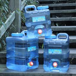 Tanque de água portátil multiuso, contêiner de acampamento, grande capacidade, fácil de limpar com torneira, caminhadas, pesca, 18 l, 20 l, 22l - Image 1