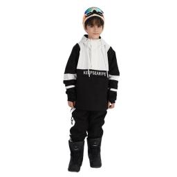 이 ayakŞ Fato de esqui infantil para meninos e meninas à prova de vento, à prova d'água e térmica Fato de snowboard infantil - Image 4