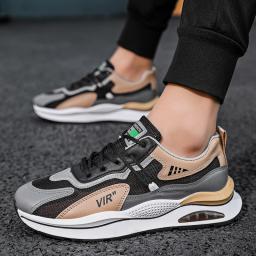 Sapato leve de sola macia masculino, tênis de corrida respirável, calçados esportivos casuais elevados, amortecido e confortável, novo, verão - Image 5