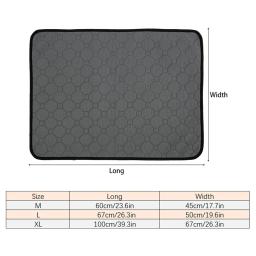 Almofada de urina absorvente para pet, Tapete de urina lavável para cachorro e gato, Cobertor reutilizável, Treinamento antiderrapante, fácil de secar, cama - Image 6