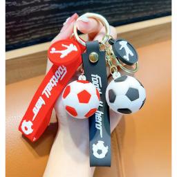 Soft Glue Futebol Keychain para Fan, PVC, Pingente De Futebol, Chaveiro Acessórios, Decoração Do Saco, Lembranças, Chaveiro Presentes - Image 1