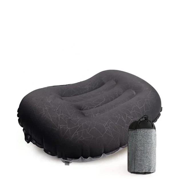 Almofada Inflável Ultraleve e Ergonômica para Camping, Caminhadas e Viagens: Conforto Ideal para Pescoço e Apoio Lombar