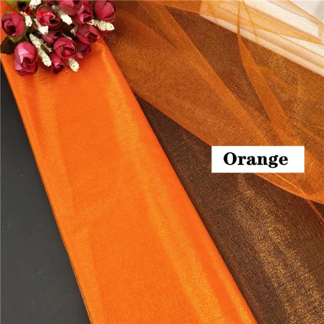 Tecido de Organza Branco 5/10 Metros para Decoração de Casamento e Artesanato