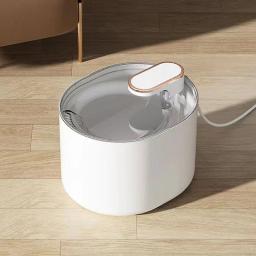 Gato e cão distribuidor de água, Cão água potável, boca não molhada, fluxo automático do filtro de circulação, Plug-in Pet Supplies - Image 2