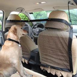 Portable Car Safety Fence para Pet, rede de isolamento para crianças, Travel Rail Barrier, Puppy Stockade, Anti-Colisão Net, Dog Supplies - Image 1