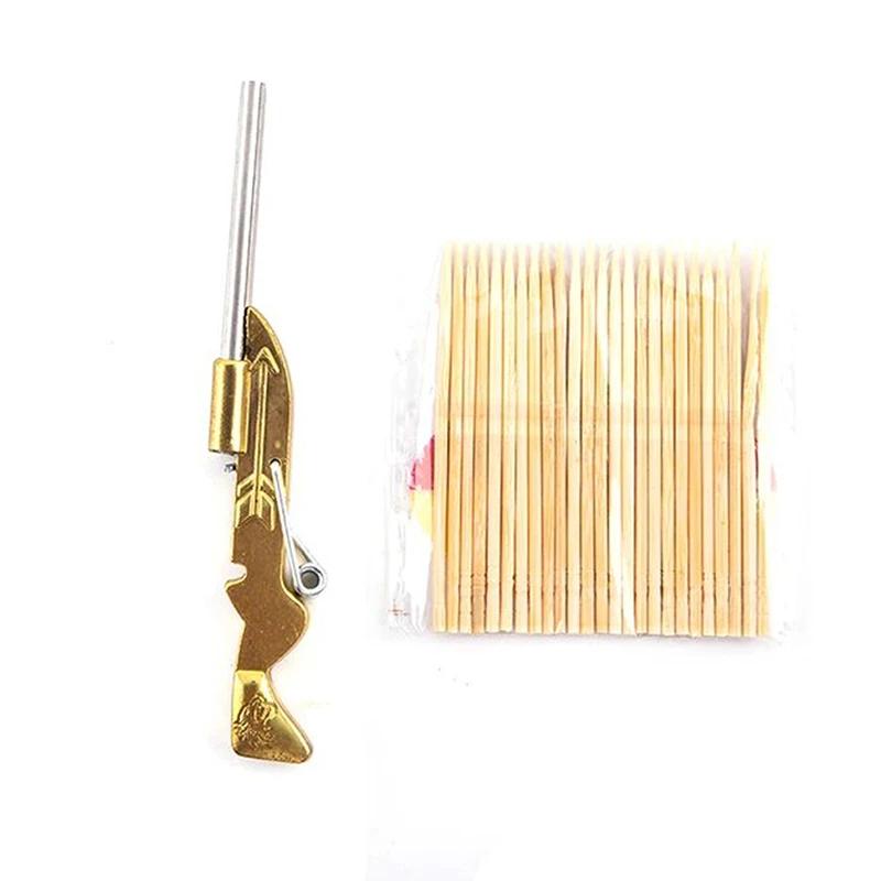 Mini Toothpick Gun Guntoy, Engraçado Caça Tiro Brinquedos, Arma De Descompressão Ao Ar Livre, Guntoys Presentes - Image 1