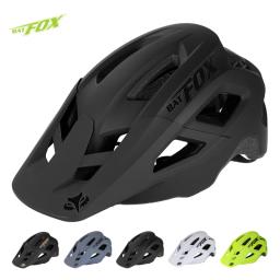 Capacete de bicicleta leve com viseira ajustável, capacete MTB para adultos e adolescentes, equipamento de proteção para montanha - Image 1