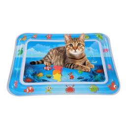 Tapete de água sensorial para cães e gatos, Tapete espesso com peixes, Jogando Water Pad, Verão - Image 1