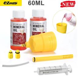 Kit de sangramento de óleo de freio de bicicleta 60ml, ferramentas para shimano,tekro, abo, série mtb, ferramenta de reparo de freio de bicicleta de estrada - Image 1