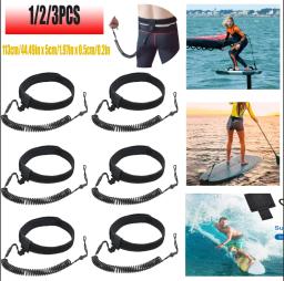 Surfboard Leash Foil Wing, Cintura Leash, Desporto Aquático Durável, Surfing Chest Strap, Lançamento Trelas, Hip Belt, 6mm, 1 Pc, 2 Pcs, 3Pcs - Image 1