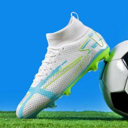 Sapatos de futebol profissional para homens e mulheres, calçados esportivos de treinamento de grama unissex, botas de futebol respiráveis, de alta qualidade, venda quente, novas - Image 3