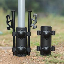Suporte ajustável do dossel da barraca, Camping Toldo Rod, Pólo de guarda-chuva inoxidável, Suporte fixo para caminhadas, pesca, acessórios de barraca - Image 1