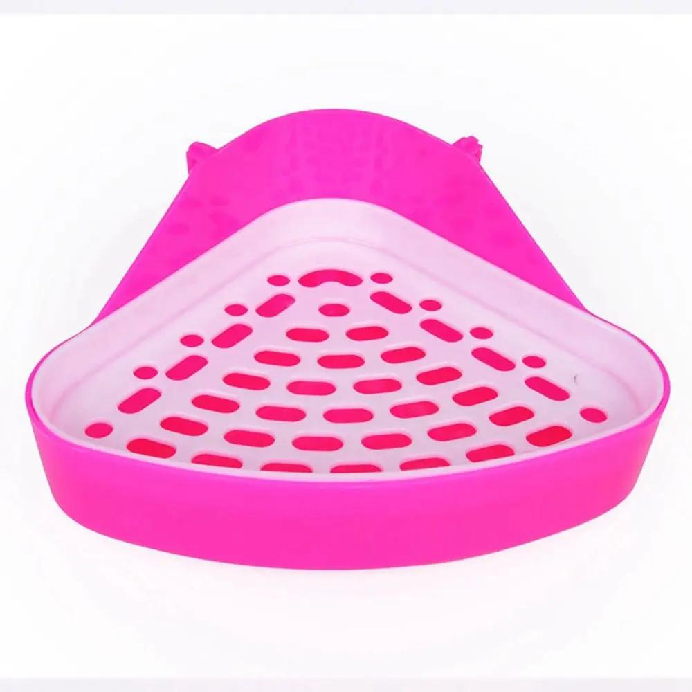 Toalete de plástico para pet, penico pequeno, bandeja de gato, animal flexível, Cavy, coelho, cachorro, hamster, porco - Image 1