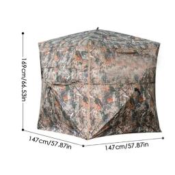 Camping automático e caça camuflagem tenda, Tendas de caça portáteis, Engrenagem leve - Image 6