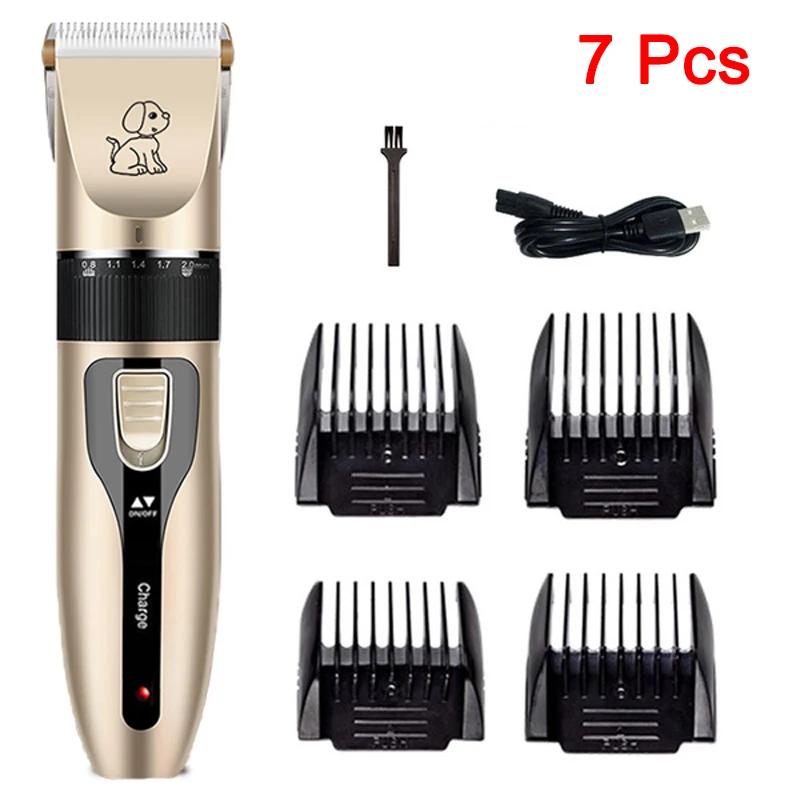 Kit elétrico profissional para animais de estimação, aparador de pelos para cães e gatos, recarregável, máquina de cortar cabelo - Image 1