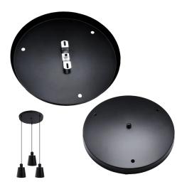 Kit De Placa De Fixação De Luz De Teto, Metal com Acessórios De Montagem, Luz Pendurada Instalar Base - Image 1